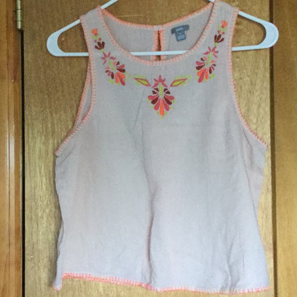 NWOT Aerie Embroidered Boho Top - Picture 1 of 9